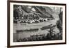 Barges on the Mekong River, Cambodia-null-Framed Giclee Print