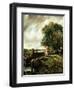 Barges Passing a Lock on the Stour-John Constable-Framed Giclee Print