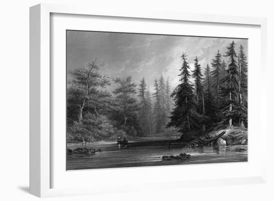 Barhydt's Lake-null-Framed Art Print