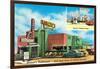 Baricev's Restaurant, Gulf Coast, Roadside Retro-null-Framed Art Print