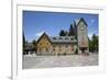 Bariloche Alpine style Centro Civico building, Bariloche, Nahuel Huapi National Park, The Lake Dist-Stuart Black-Framed Photographic Print