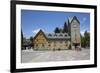 Bariloche Alpine style Centro Civico building, Bariloche, Nahuel Huapi National Park, The Lake Dist-Stuart Black-Framed Photographic Print