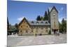 Bariloche Alpine style Centro Civico building, Bariloche, Nahuel Huapi National Park, The Lake Dist-Stuart Black-Mounted Photographic Print