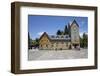 Bariloche Alpine style Centro Civico building, Bariloche, Nahuel Huapi National Park, The Lake Dist-Stuart Black-Framed Photographic Print