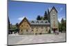 Bariloche Alpine style Centro Civico building, Bariloche, Nahuel Huapi National Park, The Lake Dist-Stuart Black-Mounted Photographic Print