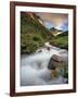 Baring Creek with Going to the Sun Mountain in Glacier National Park, Montana, USA-Chuck Haney-Framed Photographic Print