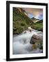 Baring Creek with Going to the Sun Mountain in Glacier National Park, Montana, USA-Chuck Haney-Framed Photographic Print