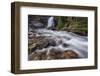 Baring Falls in Glacier National Park, Montana, USA-Chuck Haney-Framed Photographic Print