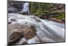 Baring Falls in Glacier National Park, Montana, USA-Chuck Haney-Mounted Photographic Print