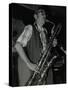 Baritone Saxophonist Pepper Adams Playing at the Red Lion, Hatfield, Hertfordshire, 20 August 1979-Denis Williams-Stretched Canvas