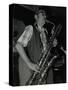 Baritone Saxophonist Pepper Adams Playing at the Red Lion, Hatfield, Hertfordshire, 20 August 1979-Denis Williams-Stretched Canvas