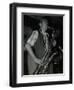 Baritone Saxophonist Pepper Adams Playing at the Red Lion, Hatfield, Hertfordshire, 20 August 1979-Denis Williams-Framed Photographic Print