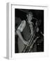Baritone Saxophonist Pepper Adams Playing at the Red Lion, Hatfield, Hertfordshire, 20 August 1979-Denis Williams-Framed Photographic Print