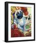 Bark a Lounger-CR Townsend-Framed Art Print