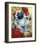 Bark a Lounger-CR Townsend-Framed Art Print