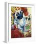 Bark a Lounger-CR Townsend-Framed Art Print