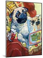 Bark a Lounger-CR Townsend-Mounted Art Print