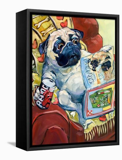 Bark a Lounger-CR Townsend-Framed Stretched Canvas