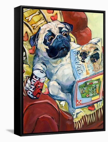 Bark a Lounger-CR Townsend-Framed Stretched Canvas