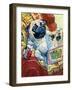 Bark a Lounger-CR Townsend-Framed Art Print