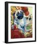 Bark a Lounger-CR Townsend-Framed Art Print