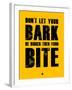 Bark and Bite Yellow-NaxArt-Framed Art Print