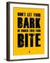 Bark and Bite Yellow-NaxArt-Framed Art Print