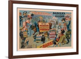 Barker's Horse, Cattle, and Poultry Powder-null-Framed Premium Giclee Print