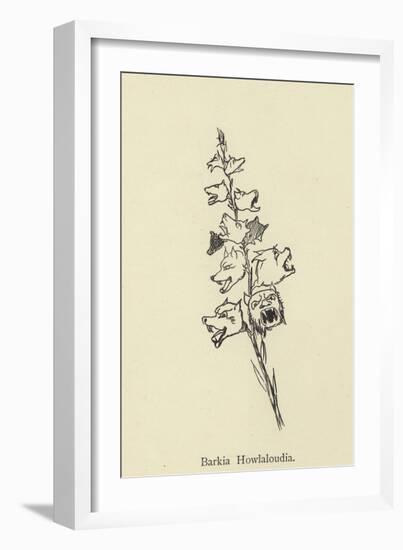 Barkia Howlaloudia-Edward Lear-Framed Giclee Print