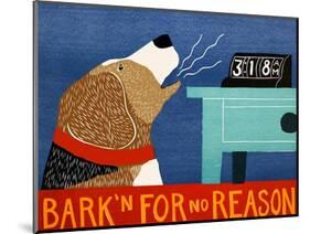 Barkin For No Reason Beagle-Stephen Huneck-Mounted Giclee Print