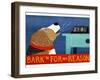 Barkin For No Reason Beagle-Stephen Huneck-Framed Giclee Print