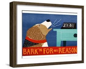 Barkin For No Reason Beagle-Stephen Huneck-Framed Giclee Print