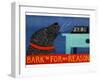 Barkin For No Reason Black-Stephen Huneck-Framed Giclee Print