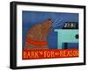 Barkin For No Reason Choc-Stephen Huneck-Framed Giclee Print