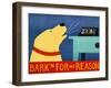 Barkin For No Reason Yellow-Stephen Huneck-Framed Giclee Print