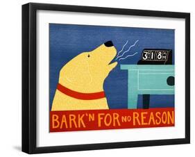 Barkin For No Reason Yellow-Stephen Huneck-Framed Giclee Print