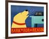 Barkin For No Reason Yellow-Stephen Huneck-Framed Giclee Print