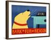 Barkin For No Reason Yellow-Stephen Huneck-Framed Giclee Print