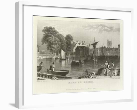 Barking, Essex-William Henry Bartlett-Framed Giclee Print