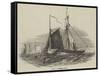 Barking Fishing Boats-null-Framed Stretched Canvas