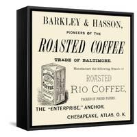 Barkley and Hasson Roasted Coffee-null-Framed Stretched Canvas