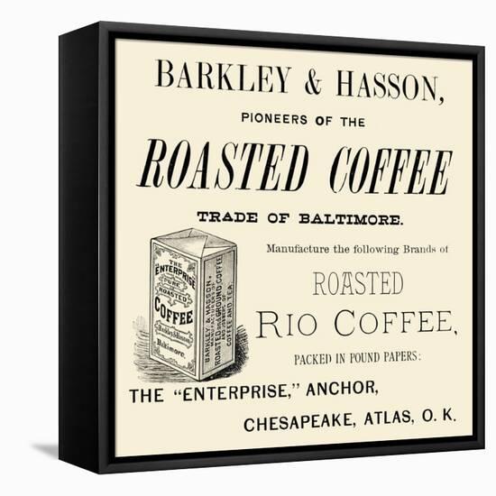 Barkley and Hasson Roasted Coffee-null-Framed Stretched Canvas