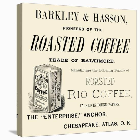 Barkley and Hasson Roasted Coffee-null-Stretched Canvas
