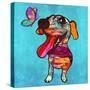Barks and Butterfly-Evangeline Taylor-Stretched Canvas