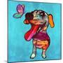 Barks and Butterfly-Evangeline Taylor-Mounted Art Print