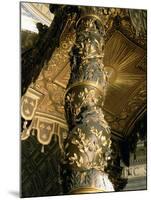 Barley Sugar Column from the Baldacchino with Laurel Leaves and Putti Chasing Bees, 1633-Giovanni Lorenzo Bernini-Mounted Giclee Print