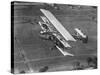 Barling Bomber Triplane in Flight-null-Stretched Canvas