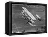 Barling Bomber Triplane in Flight-null-Framed Stretched Canvas