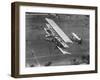 Barling Bomber Triplane in Flight-null-Framed Photographic Print