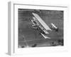 Barling Bomber Triplane in Flight-null-Framed Photographic Print